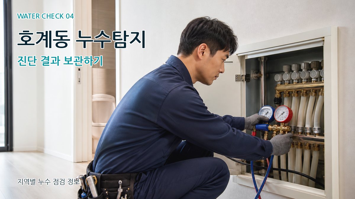 호계동 누수탐지 누수탐지 이미지