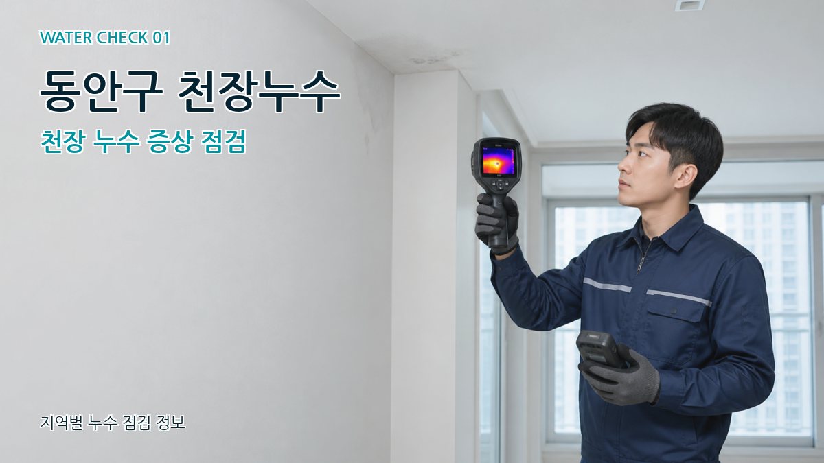 동안구 아파트누수 누수탐지 이미지