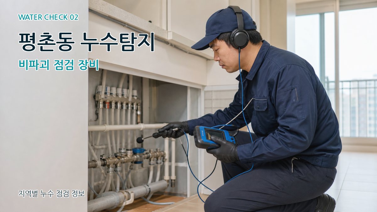 평촌동 화장실누수 누수탐지 이미지