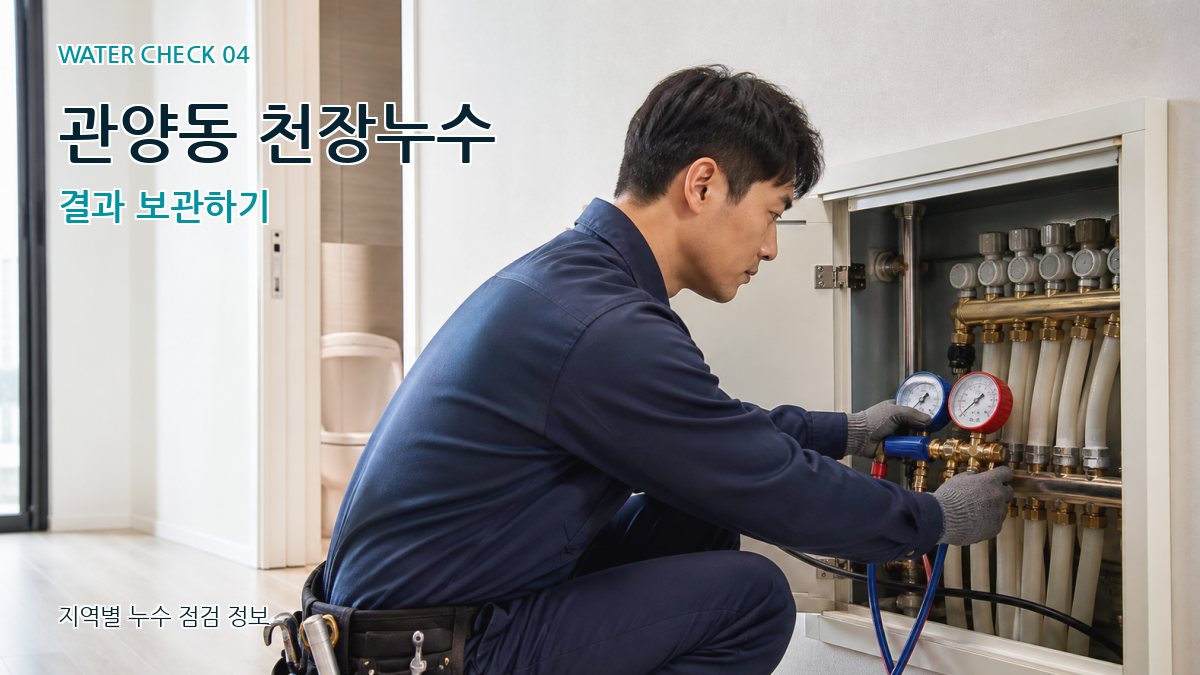 관양동 누수탐지 누수탐지 이미지