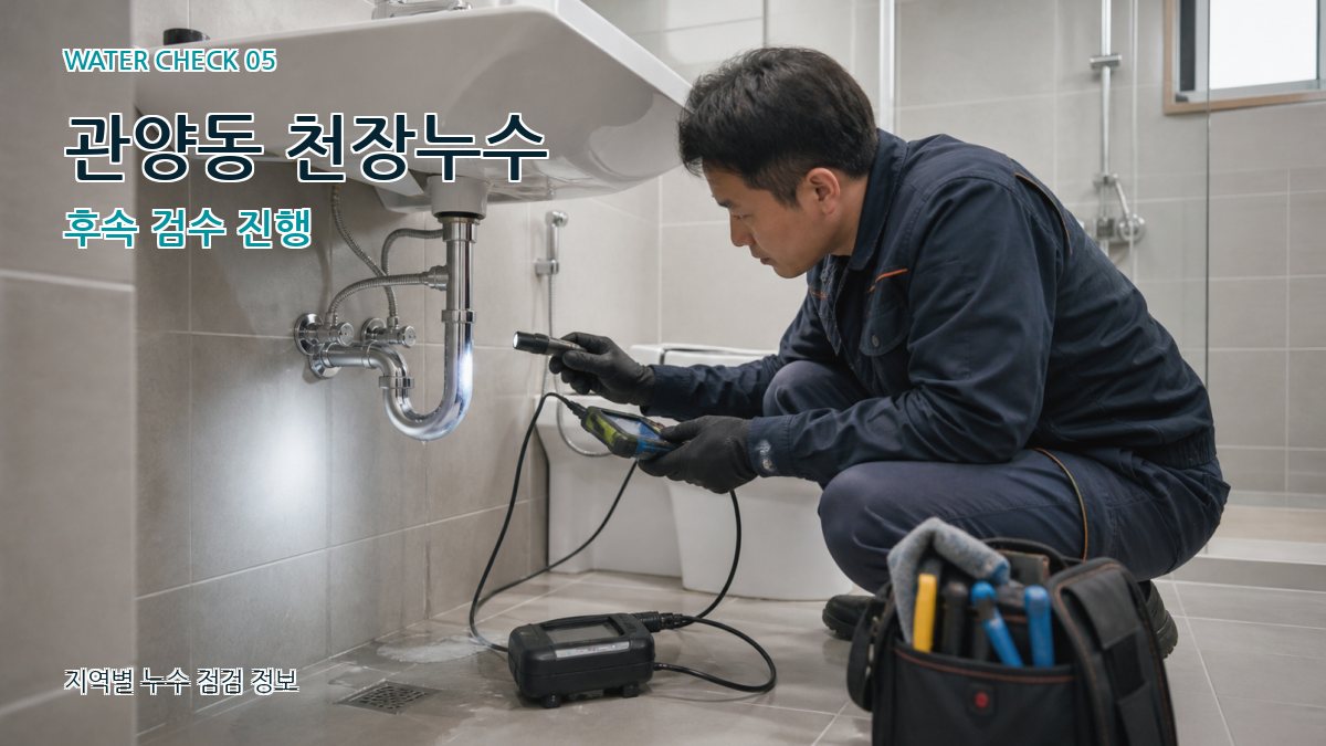 관양동 누수공사 누수탐지 이미지