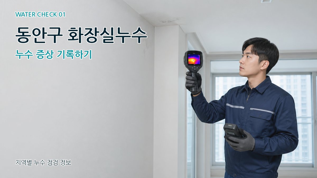 동안구 아파트누수 누수탐지 이미지