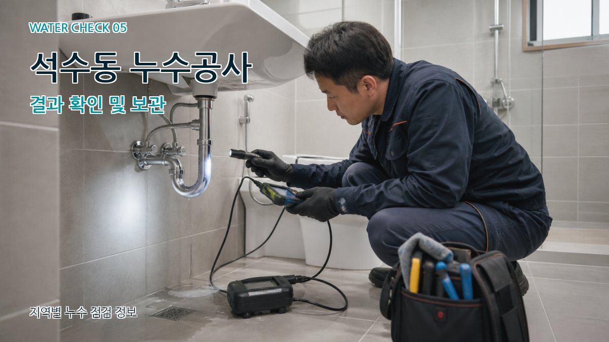 석수동 누수공사 누수탐지 이미지