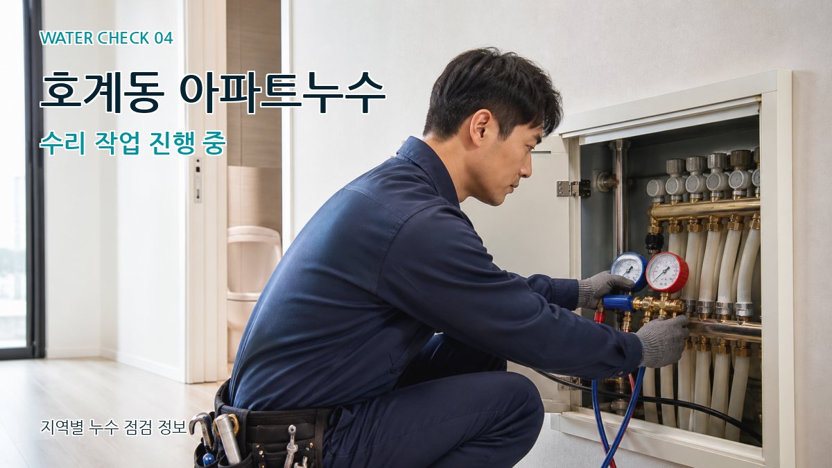 호계동 누수탐지 누수탐지 이미지