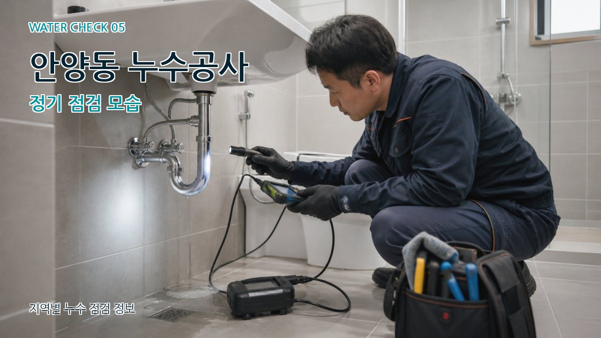 안양동 누수공사 누수탐지 이미지