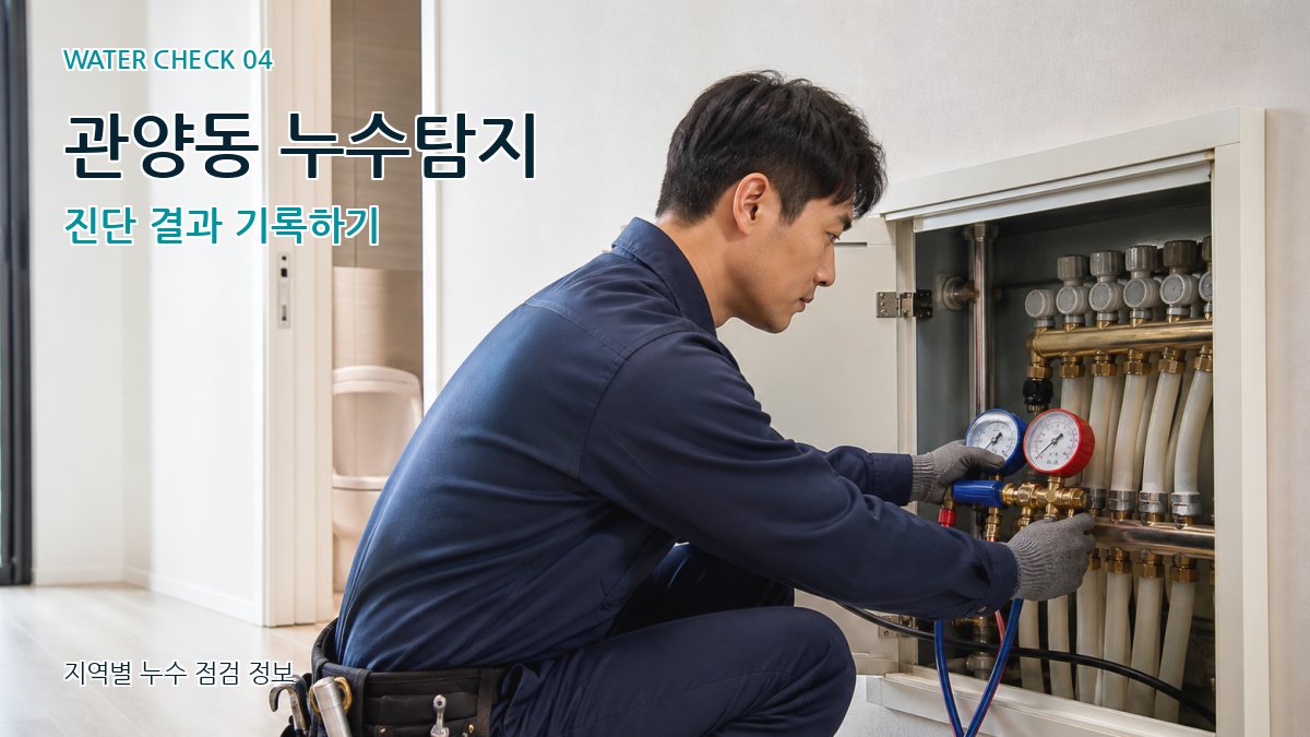 관양동 누수탐지 누수탐지 이미지