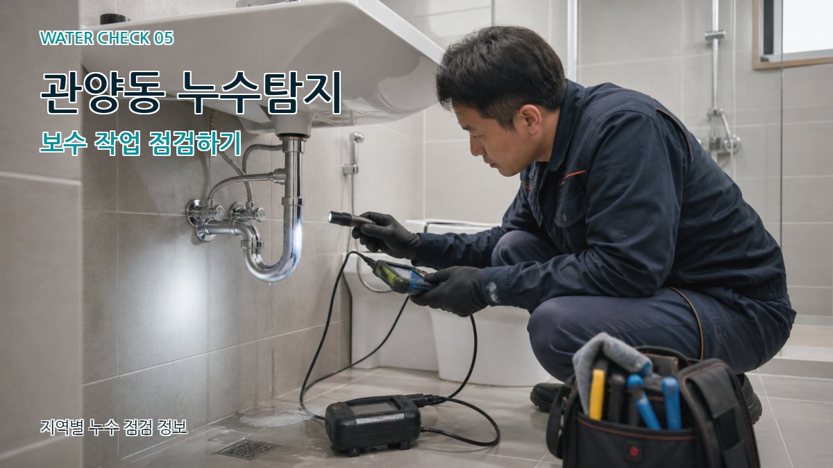 관양동 누수공사 누수탐지 이미지