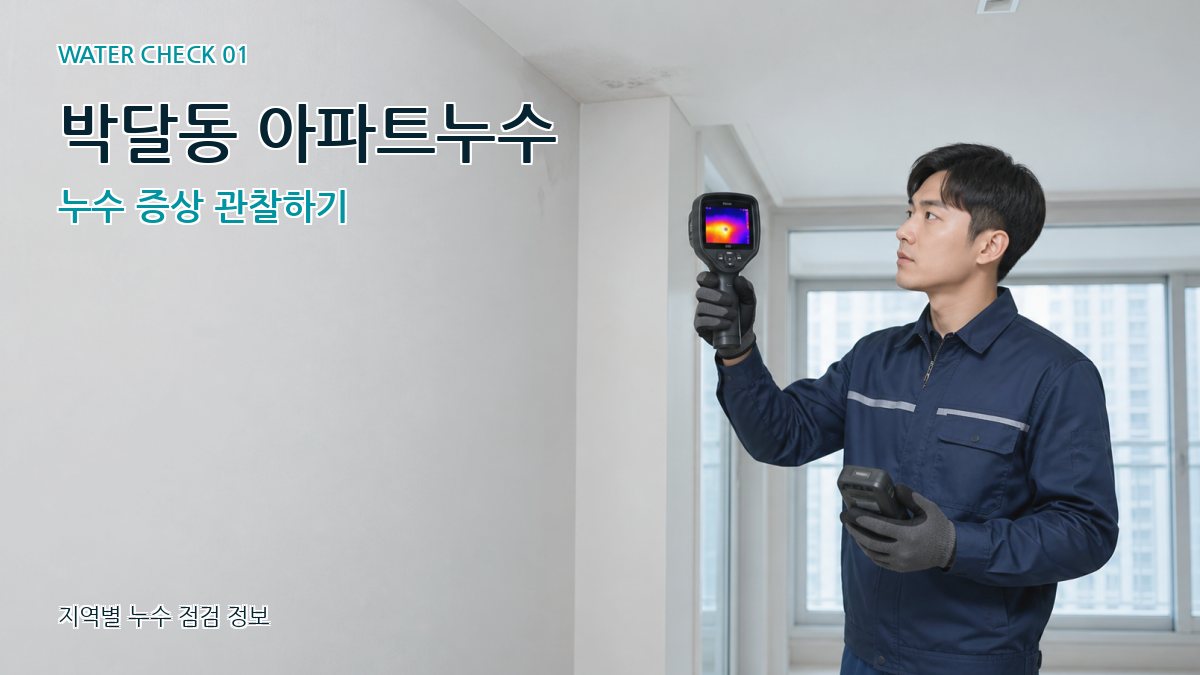 박달동 아파트누수 누수탐지 이미지