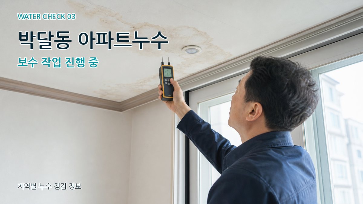 박달동 천장누수 누수탐지 이미지