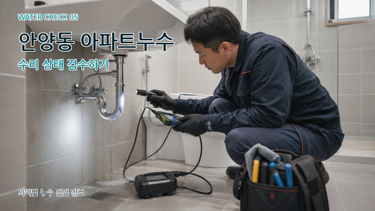 안양동 누수공사 누수탐지 이미지