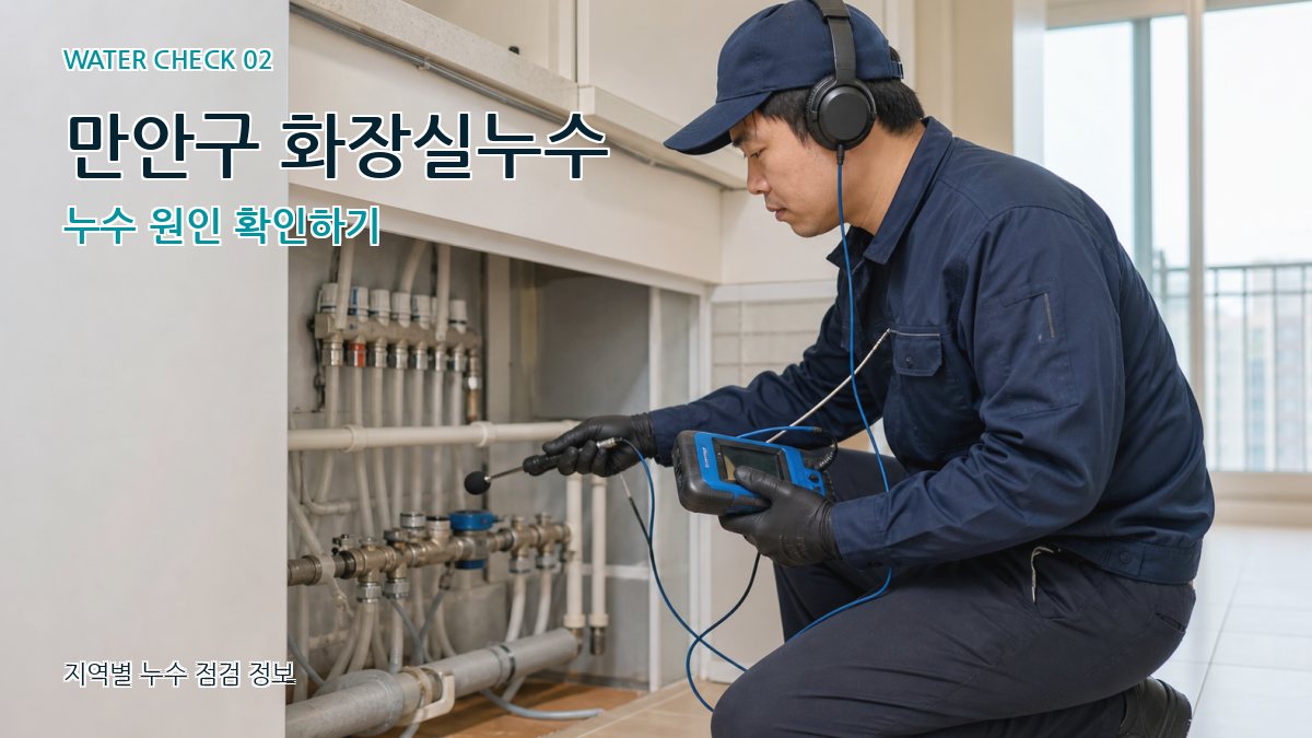 만안구 화장실누수 누수탐지 이미지