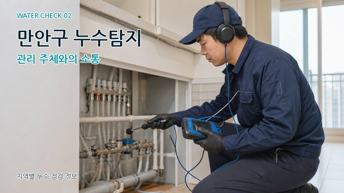 만안구 화장실누수 누수탐지 이미지
