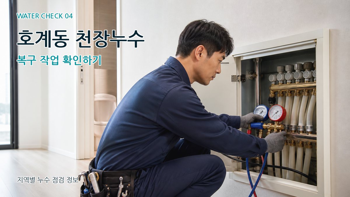 호계동 누수탐지 누수탐지 이미지