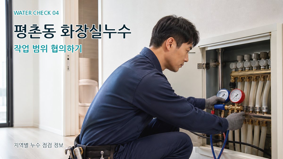 평촌동 누수탐지 누수탐지 이미지