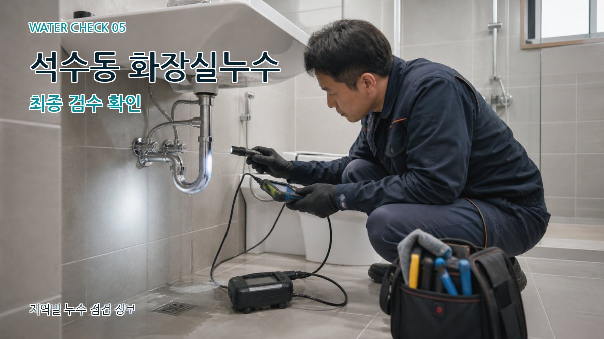 석수동 누수공사 누수탐지 이미지
