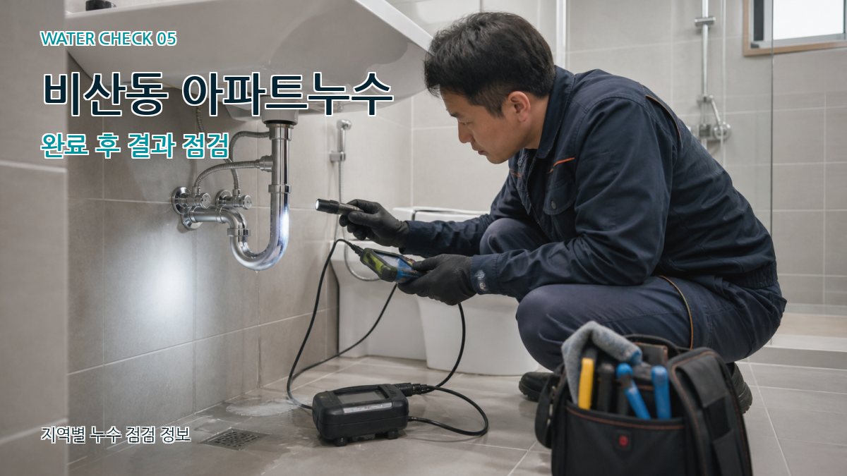 비산동 누수공사 누수탐지 이미지