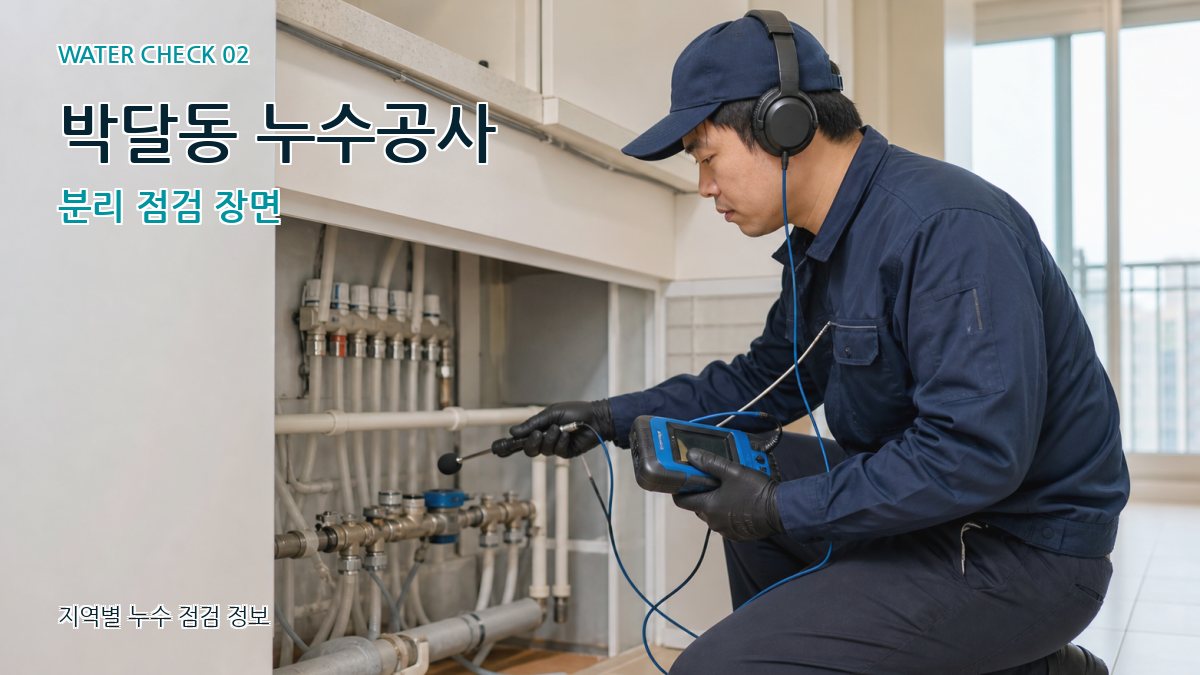 박달동 화장실누수 누수탐지 이미지