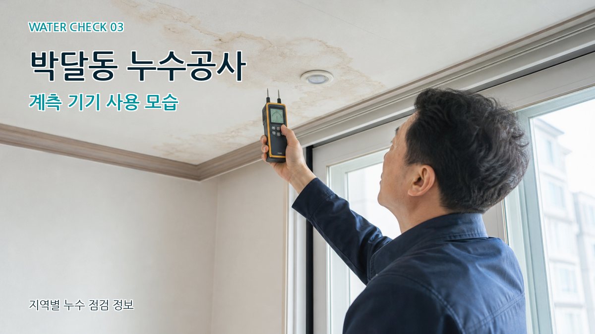 박달동 천장누수 누수탐지 이미지