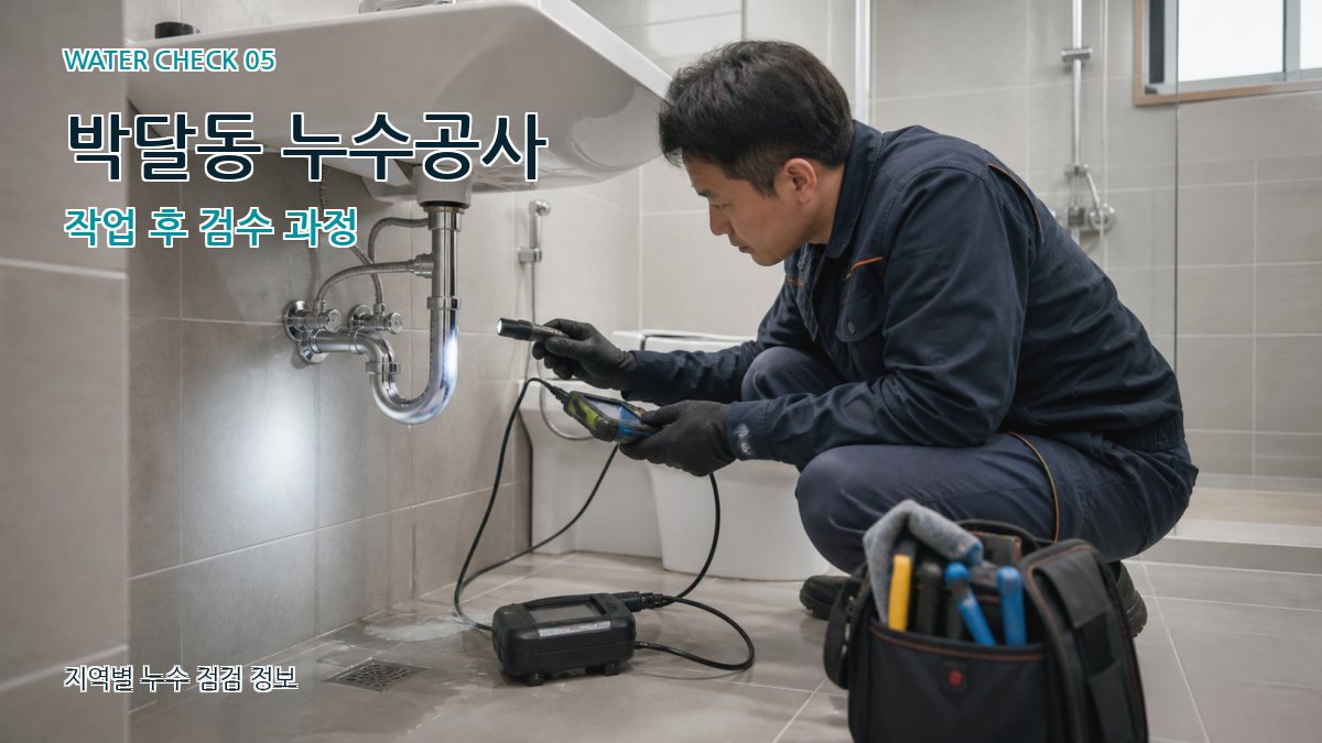 박달동 누수공사 누수탐지 이미지