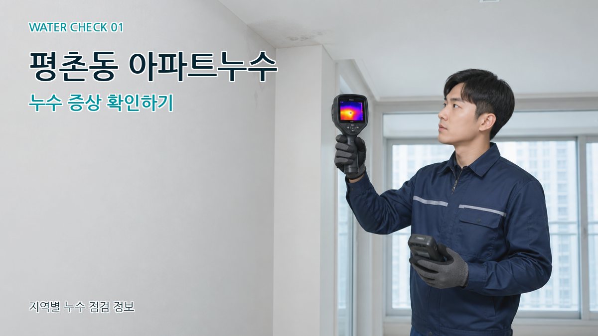 평촌동 아파트누수 누수탐지 이미지