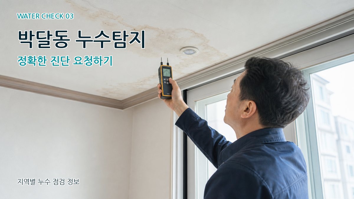 박달동 천장누수 누수탐지 이미지