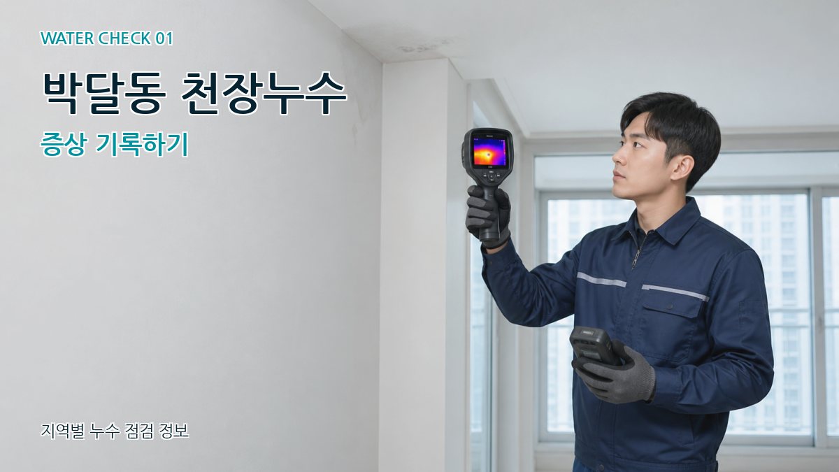 박달동 아파트누수 누수탐지 이미지