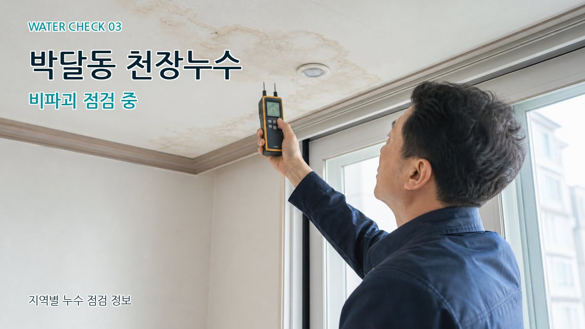 박달동 천장누수 누수탐지 이미지
