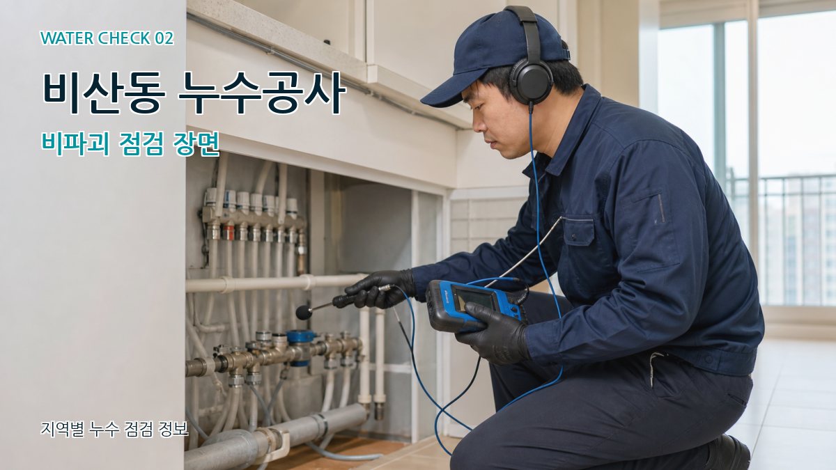 비산동 화장실누수 누수탐지 이미지