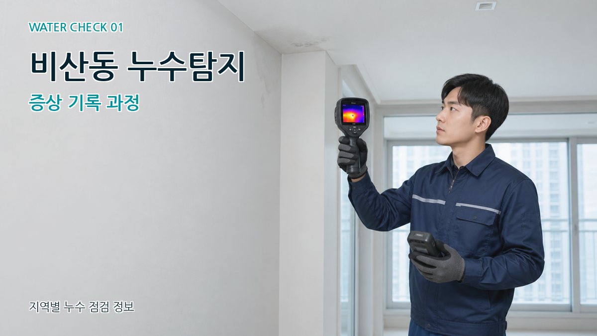 비산동 아파트누수 누수탐지 이미지