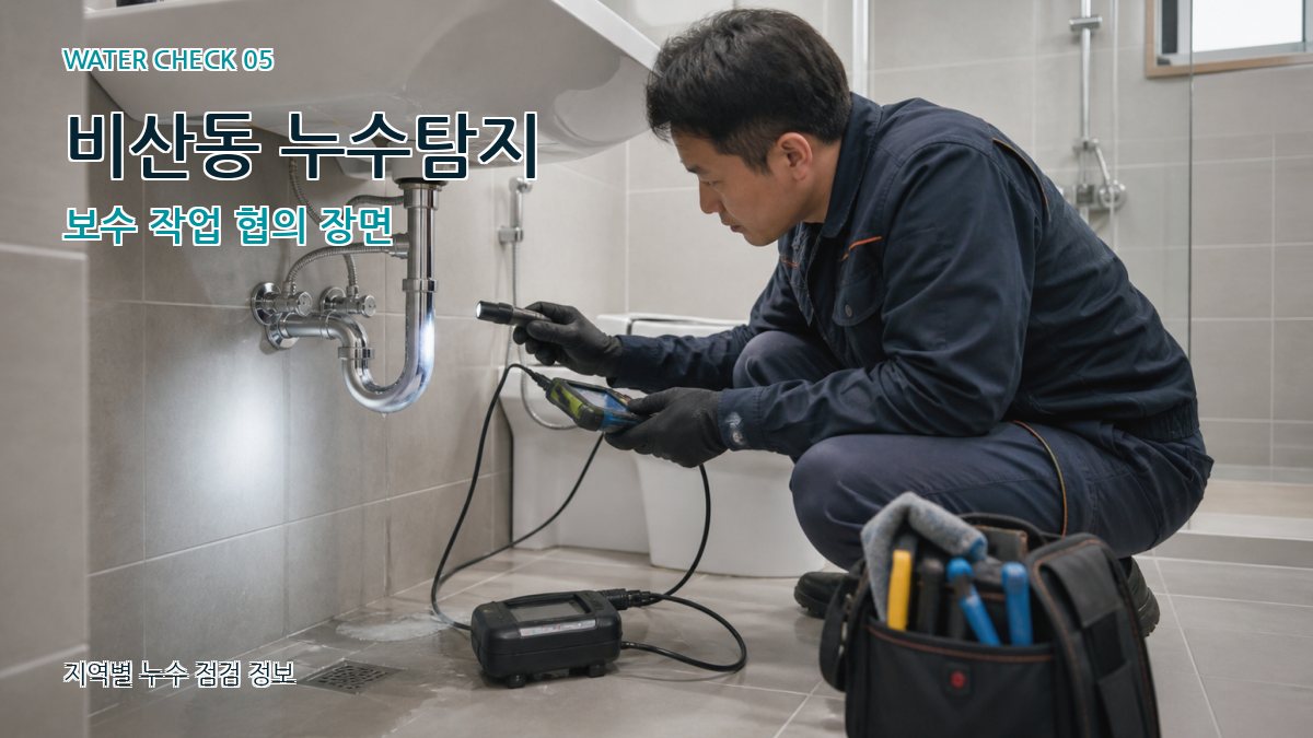 비산동 누수공사 누수탐지 이미지